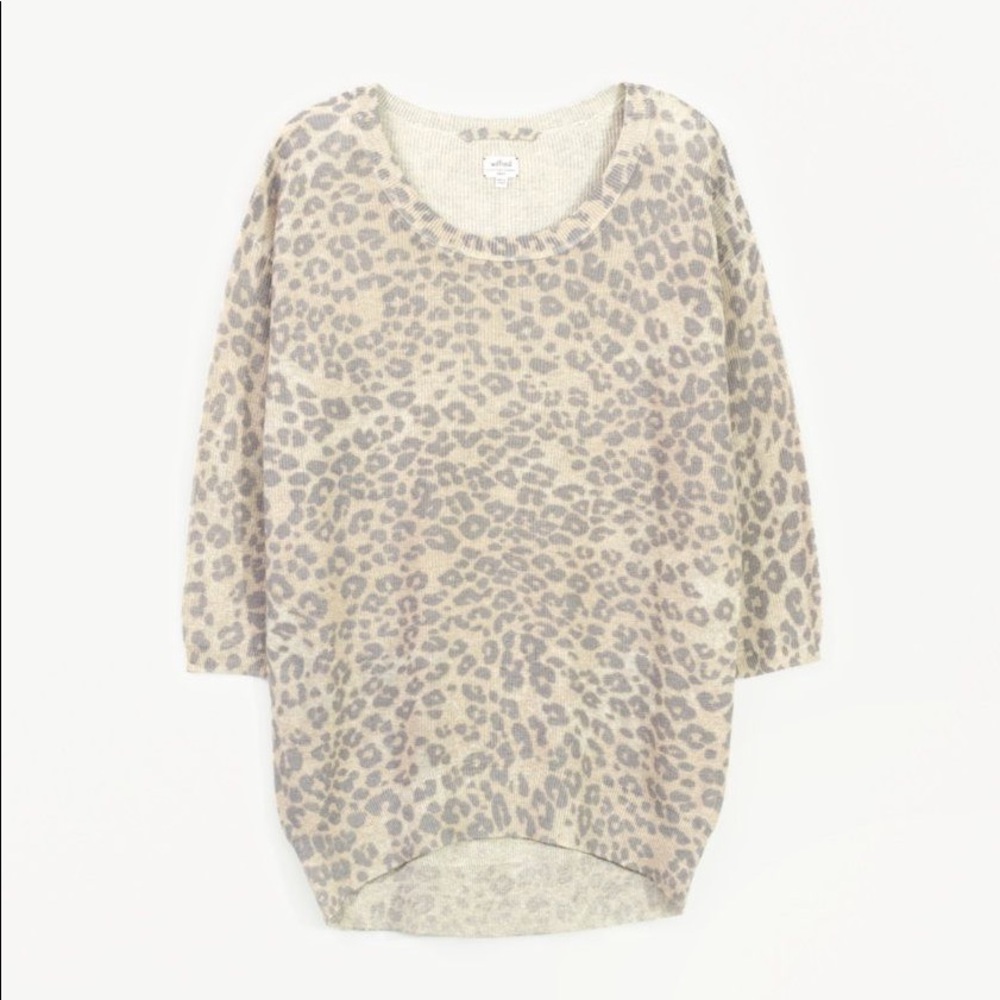 Wilfred Leopard Print Sweater